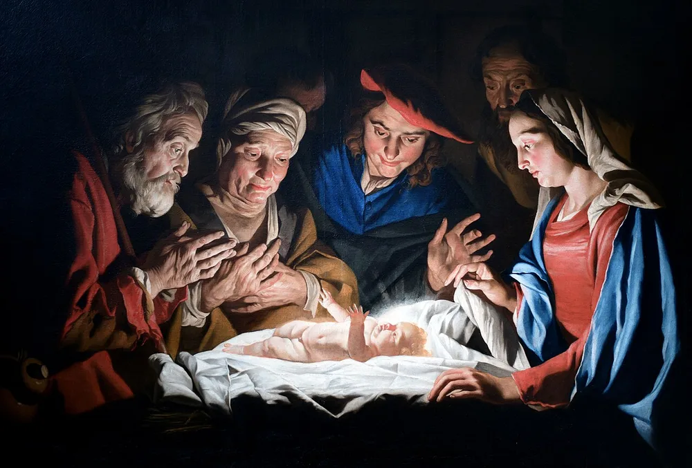 Devotional artwork or photograph associated with Nativity of Jesus