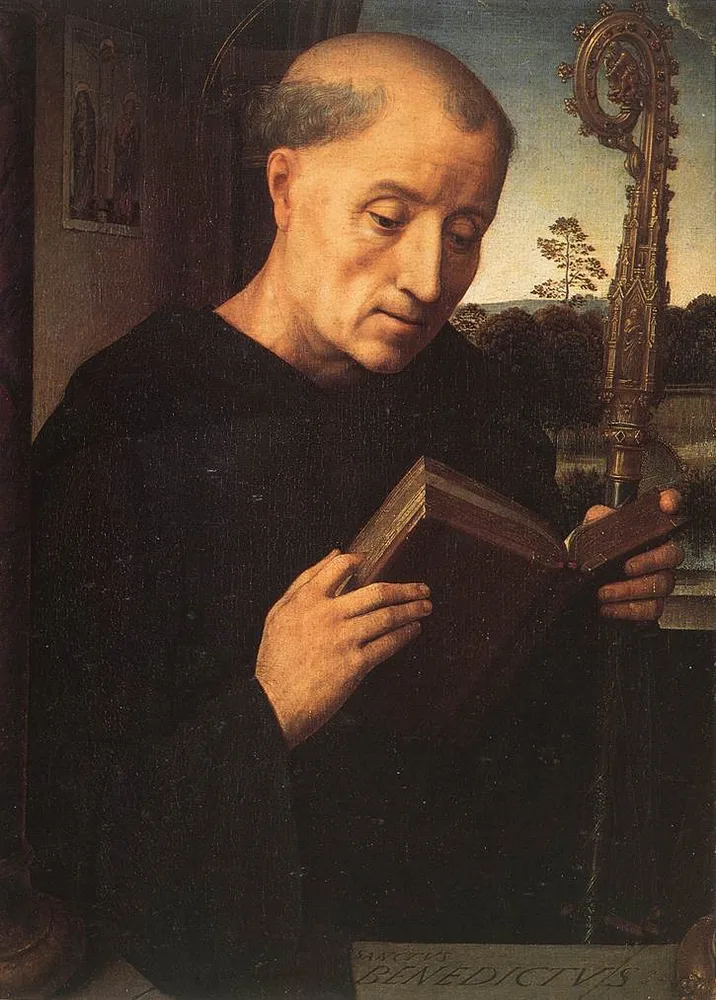 Devotional artwork or photograph associated with Benedict of Nursia