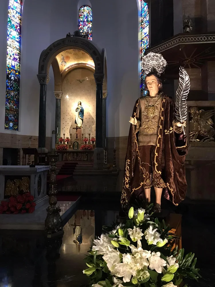 Statue of Saint Lorenzo Ruiz at Manila Cathedral