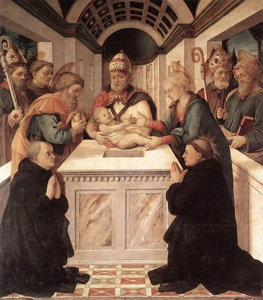 Devotional artwork or photograph associated with Peregrine Laziosi