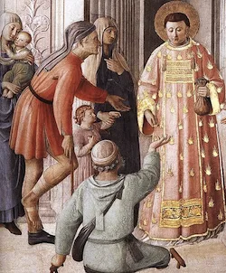 Public-domain artwork of Saint Lawrence