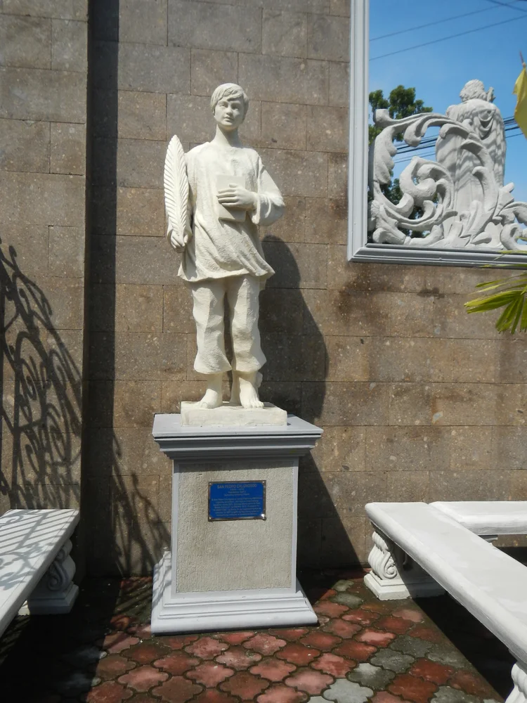 Statue of Saint Pedro Calungsod in Orani Church