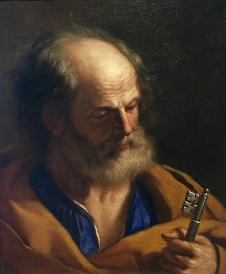 Saint Peter holding the keys